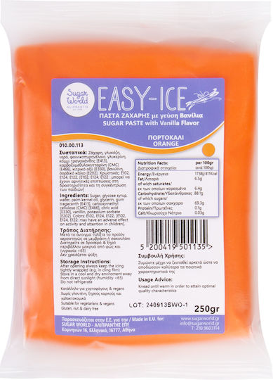 Sugarworld Fondantüberzüge Glutenfrei 250g Orange