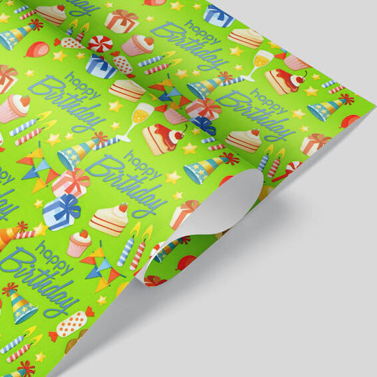 Florio Christmas Wrapping Paper for Gift 200cm (Miscellaneous Designs)