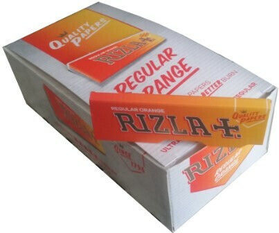 Rizla Regular Orange Χαρτάκια Στριφτού Τσιγάρου 60 φύλλα 1τμχ