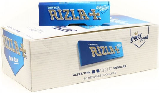 Rizla Thin Blue Χαρτάκια Στριφτού Τσιγάρου 50 φύλλα 50τμχ