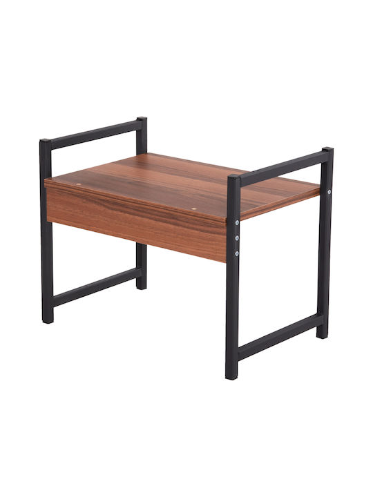 HomeMarkt Rack de bucătărie Metalic Neagră