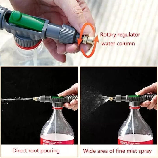 Adaptable Hand Spray Pump Pet Bottles Zola Plants Plastic Length 29 Cm Nozzle Diameter