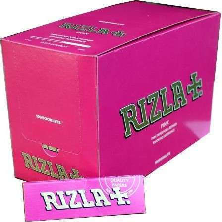 Rizla Thin Pink Foițe de Țigări Rulate 50 foi 100buc