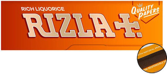 Rizla Regular Χαρτάκια Στριφτού Τσιγάρου Γλυκόριζα 50 φύλλα 1τμχ