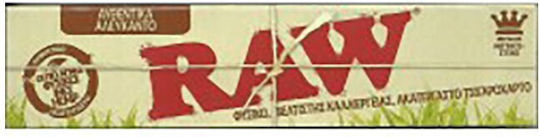 Raw Organic Hemp Cigarette Rolling Papers Slim King Size with Cone Tips 32 sheets 1pcs