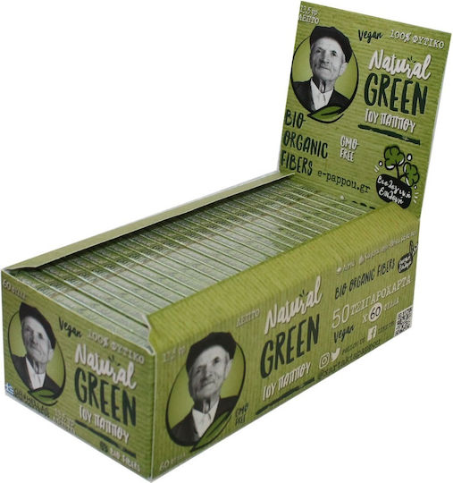 Tou Pappou Natural Zigarettenpapier 60 Blätter 1Stück
