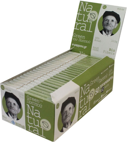 Του Παππού Natural Free Χαρτάκια Στριφτού Τσιγάρου 60 φύλλα 1τμχ