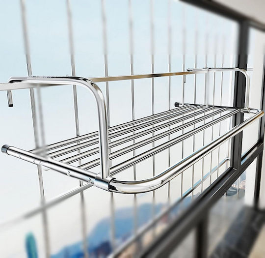 Aluminum Folding Floor Clothes Drying Rack 70x37cm