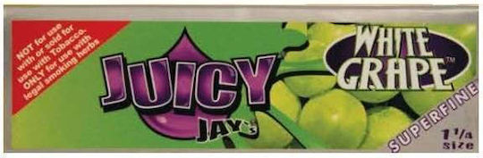 Juicy Jays White Grape Superfine Zigarettenpapier 1+1/4 32 Blätter 1Stück