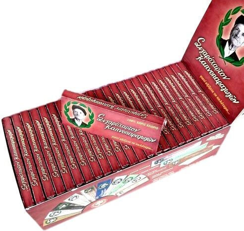 Tou Pappou Bordeaux Zigarettenpapiere 60 Blätter 50Stück