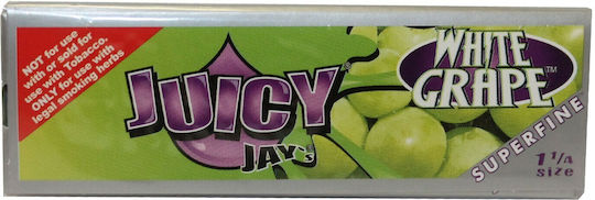 Juicy Jays White Grape Superfine Zigarettenpapier 1+1/4 32 Blätter 1Stück