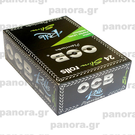 Ocb Rolls Slim Premium Slim cu Hârtie de țigări 4m 1buc