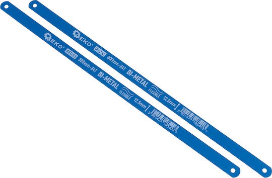 Bi-metal Jig Saw Blade Set 300 x 12.5 mm 24 T 2 Pieces Geko G01253