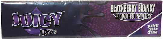 Juicy Jays Blackberry Brandy Χαρτάκια Στριφτού Τσιγάρου King Size Αρωματικά 32 φύλλα 1τμχ