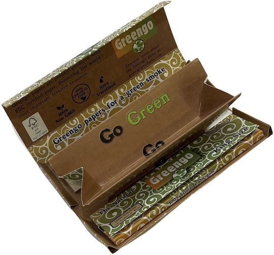 GreenGo King Size Zigarettenpapier Schlank King Size 33 Blätter 1Stück