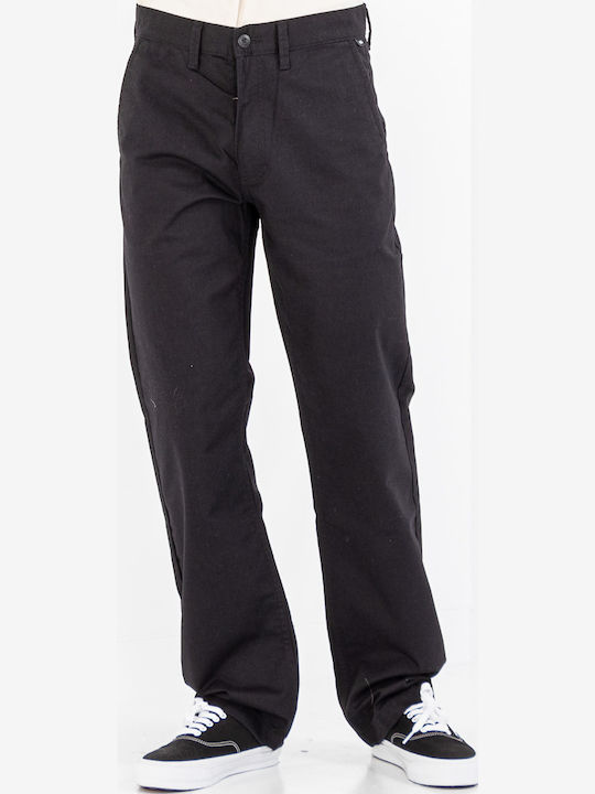Authentic Παντελόνι Chino Ελαστικό σε Relaxed Εφαρμογή Black