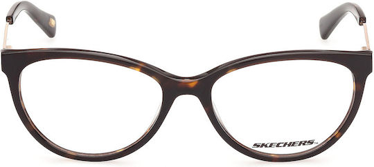 Skechers Femei Metalic Rame Ochelari Fluture Maro Broască țestoasă SE2169 052
