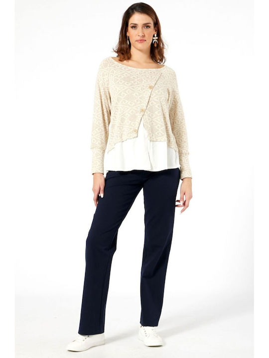 Anna Raxevsky Pullover Gold B24217