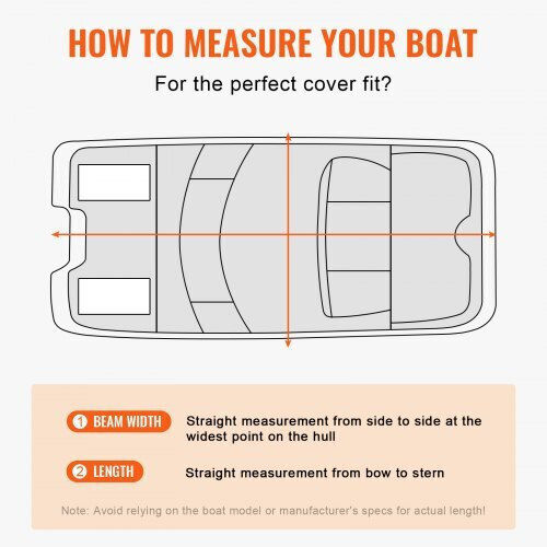 Vevor Pontoon Cover 19'-20' Waterproof Gray Fqczx800d192khiyzv0
