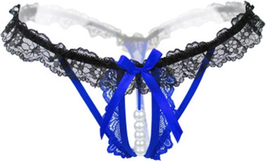 Sport Definition Γυναικείο Sexy String Μπλε