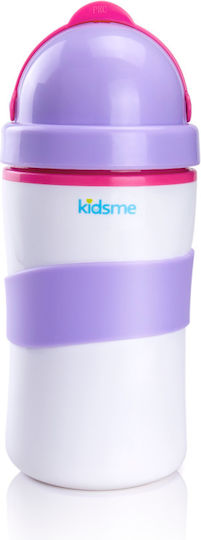 Kidsme Kids Water Bottle Thermos Silicone with Straw 300ml
