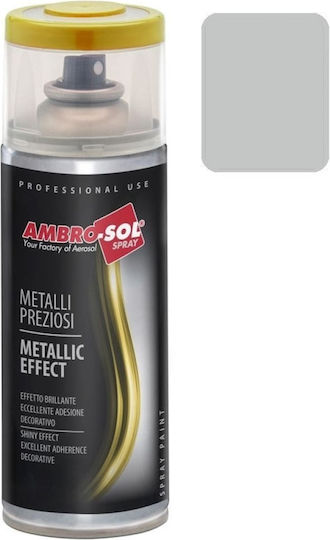 Ambro-Sol Спрей Боядисване Mirror с Огледало Ефект Огледално изображение Silver Хром 400мл