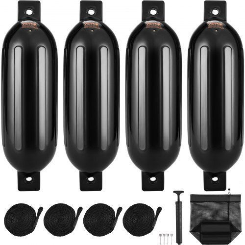 Vevor Boat Fenders 5.5" X 20" Black Cyhx4jz55yctduaarv0