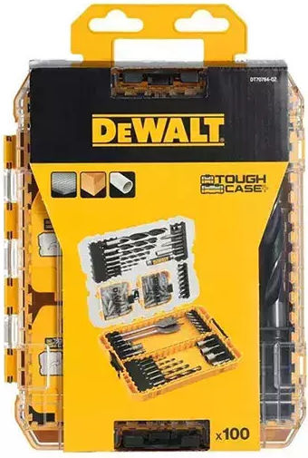 DEWALT Set 100 Burghie În Trepte Pentru Lemn