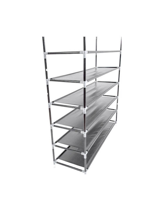 Метален Обувна рафт 100x29x175см