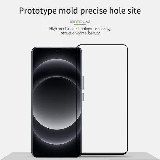 3D Tempered Glass Negru (Xiaomi 14 Ultra)