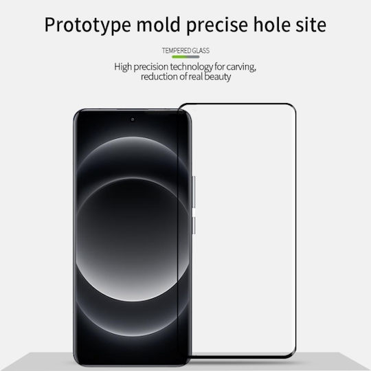 Pinwuyo 3D Tempered Glass Μαύρο (Xiaomi 14 Ultra)