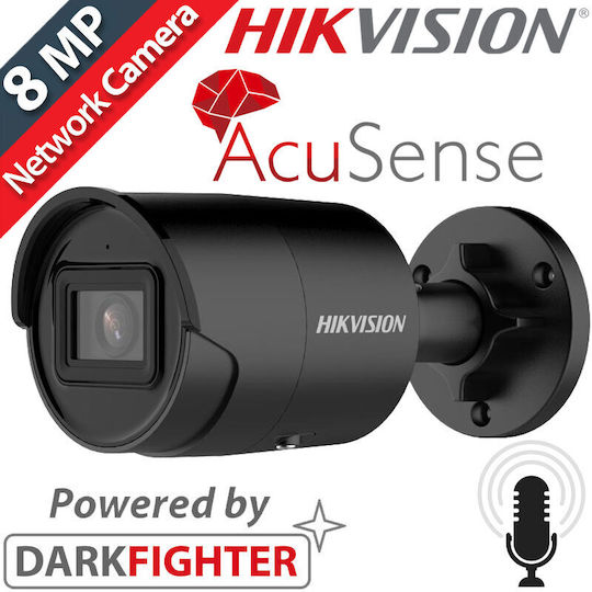 Hikvision DS-2CD2086G2-IU (C) IP Cameră de Supraveghere 4K Rezistentă la apă cu Microfon și Lentilă 2.8mm