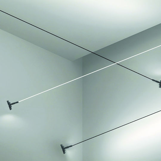 Inlight LED Комерсиално Линейно Осветление Светило Таван Топло бяло Ш400xД12см.
