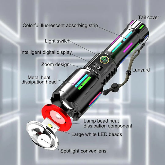 Andowl Rechargeable Flashlight LED Honey