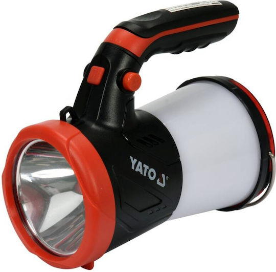 Yato Taschenlampe LED IP54 mit maximaler Helligkeit 530lm Schwarz