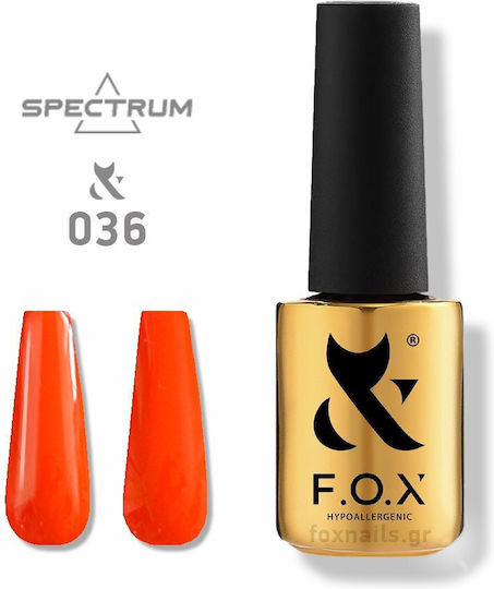 F.O.X Ημιμόνιμο Βερνίκι Νυχιών 036 7ml