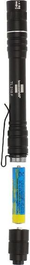 Brennenstuhl Taschenlampe LED IP44 mit maximaler Helligkeit 180lm Luxpremium Schwarz