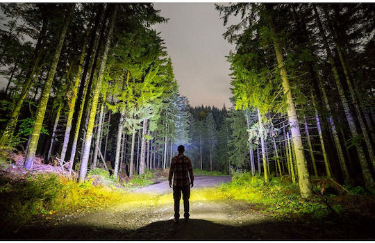 Superfire Rechargeable Head LED Flash Light IP67 With Maximum Brightness 320lm