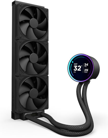 NZXT Kraken Elite 360 v2 Υδρόψυξη AIO CPU με 3 Ανεμιστήρες 120mm