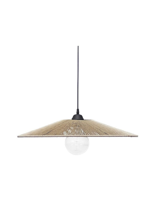 Heronia Pendant Light Orange with Rope for Socket E27 60x60cm