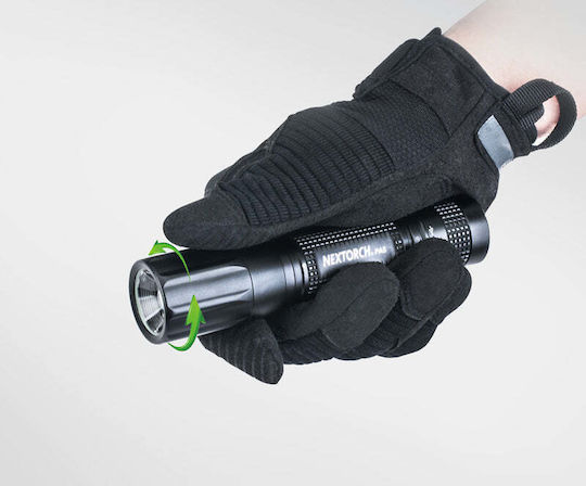 Nextorch Rechargeable Handheld Spotlight LED IPX4 with Maximum Brightness 660lm PA5 Black