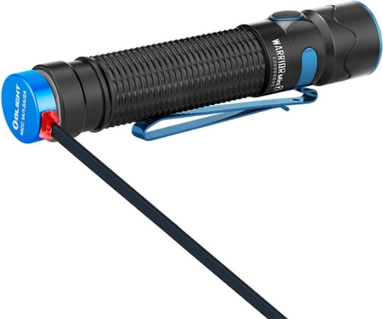 Olight Wiederaufladbar Stirnlampe LED mit maximaler Helligkeit 1750lm Warrior Mini 2 Schwarz