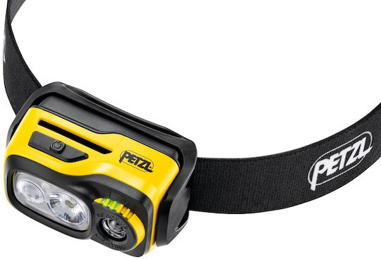 Petzl Επαναφορτιζόμενος Φακός Κεφαλής LED IP54 με Μέγιστη Φωτεινότητα 1100lm Swift Rl