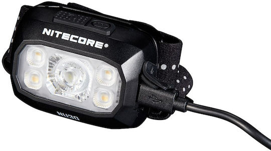 NiteCore Презареждащ се Челник LED IP66 с Максимална Яркост 500лм NU30 Черен