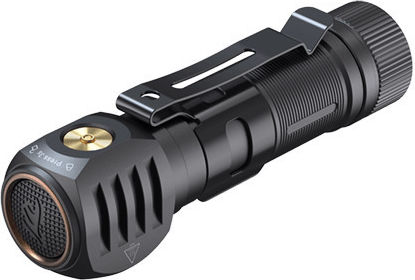 Fenix Rechargeable Headlamp LED IP68 with Maximum Brightness 1600lm Black