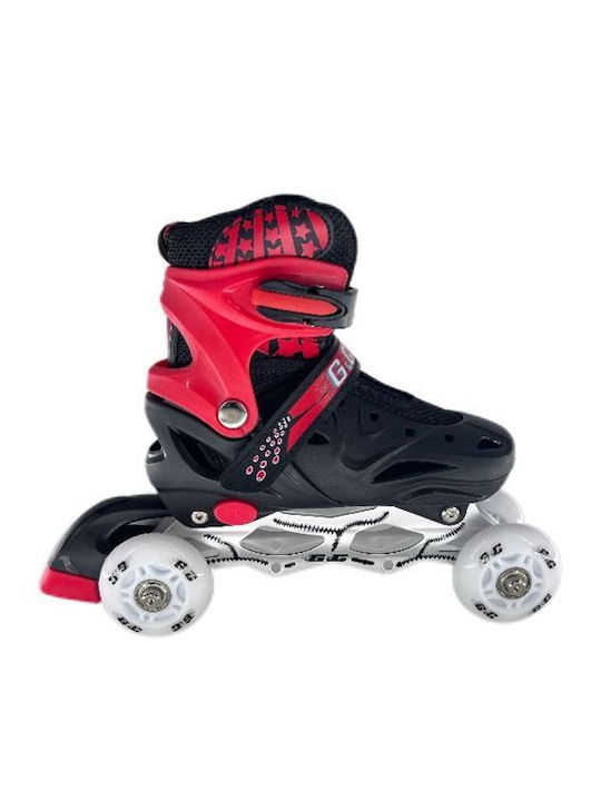 GC Inline Αυξομειούμενα Rollers Μαύρα Παιδικά