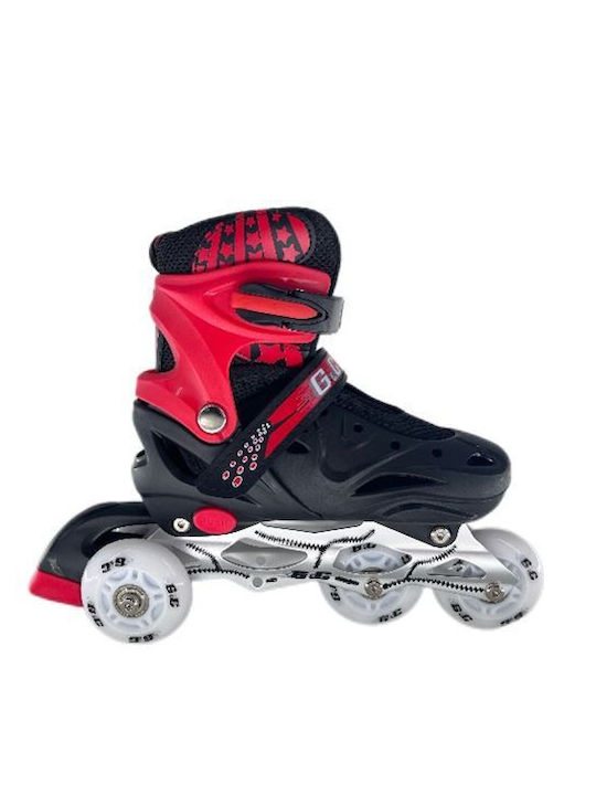 GC Inline Αυξομειούμενα Rollers Μαύρα Παιδικά