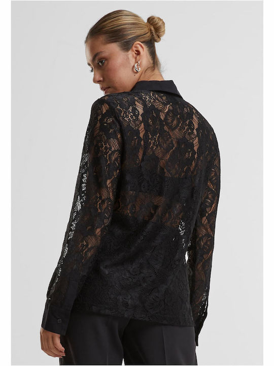 Women's Long Sleeve Shirt Black