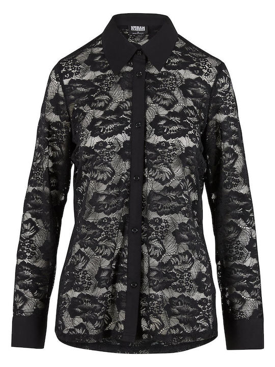 Women's Long Sleeve Shirt Black