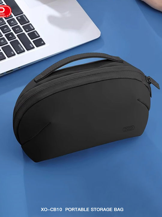 Toiletry Bag in Black color 23cm